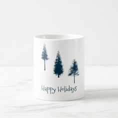 Navy blue winter woodland forest
 #ad Winter Woodland, Woodland Forest, Coffee Mug