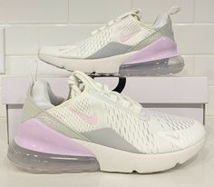 Air Force 270, Nike Air Max 270 Purple And White, Cute Running Shoes Nike, Pink Nike Running Shoes, Nike Shoes Air Max 270, Women's Nike Shoes, Nike 270 Shoes, Air 270 Nike, Nike Running Shoes