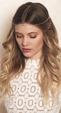 Events Place, Crystal Headpiece, Head Chain, Head Jewelry, Head Piece, Hair Vine