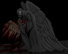 Gabriel Angel, Creepy Angel Art, Gabriel Mandela, Alt Gabriel Fanart, Tmc Gabriel, Mandela Gabriel, Alternate Gabriel Fanart, Columbina Fanart Creepy, Catalogue Mandela