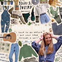 Phoebe Buffay outfits/friends style Friends Outfits 90s, 90s Aesthetic Fashion, Friends Style, Mood Clothes