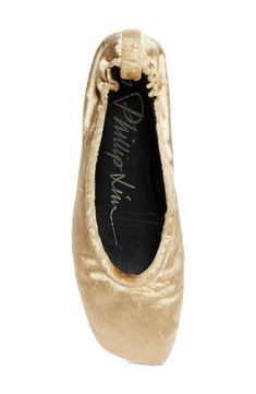 A slightly asymmetric toe updates the classic style of this rich velvet ballet flat. Textile upper/leather lining and sole Imported Formal Ballet Flats, Womens Ballet Flats, Fabric Gift Bags, 3.1 Phillip Lim, Nordstrom Store, Fabric Gifts, Ballet Flat, Free Fabric, Phillip Lim