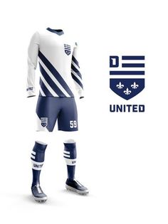 a soccer uniform designed for the united states