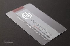 a close up of a business card on a black surface with the logo rocksign com