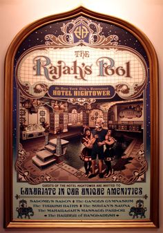 an advertisement for the radley's pool hotel and tower in san francisco, california