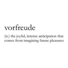 the words vofreude are written in black and white on a white background