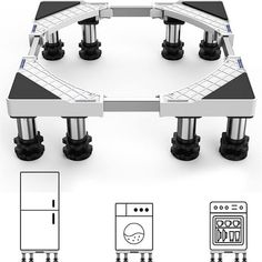 four different types of valves and fittings on a white background with text describing them