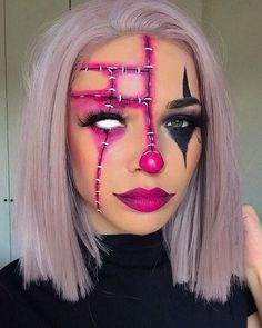 Crazy Halloween Makeup, Creepy Makeup, Creepy Halloween Makeup, Halloween Makeup Diy