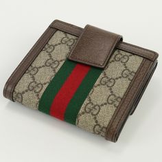 Gucci GG French Flap Ophidia 523173 96IWG 8745 Bifold Wallet Supreme Women'sBrand: GucciGender: WomenColor: BrownMaterial: GG SupremeSize (HxWxD): 11cm x 12cm x 3cm / 4.33'' x 4.72'' x 1.18'' Accessories Box, Bifold Wallet, Luxe Fashion, Bags Designer Fashion, Exclusive Bag, Beautiful Packaging, New Bag, Woman Colour, Exclusive Designs