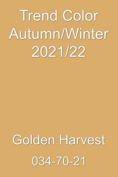 the golden harvest color is shown in this image