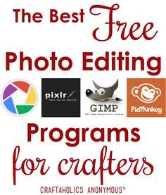 the best free photo editing programs for crafters - screenshotes anonymous, and other graphic