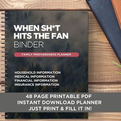 Never Be Blindsided By Crisis Again: The Family Emergency Planner That Puts Preparedness in Your Hand THIS IS A DIGITAL, PRINTABLE GUIDE. You will NOT receive a shipment in the mail. You must download this planner and complete it.  You'll receive 3 PDF downloads: 1. Thank you form with instructions 2. Checklist of items you'll need to gather to complete your binder 3. The binder itself ⚠️ Chaos happens. Whether it's a sudden illness, a natural disaster, or even a lost cell phone, being caught of Prepper Binder, Emergency Preparedness Binder, Family Planner Printables, Family Emergency Binder, Crisis Protocol, Emergency Binder, Family Binder, Emergency Bag, Family Safety