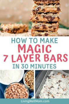 how to make magic layer bars in 30 minutes