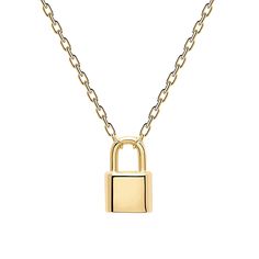 PRICES MAY VARY. STYLISH MINIMALIST DESIGN: The lock necklace is perfect for everyday wear, the trendy lock necklace pendant simple and pretty, adding a touch of glamor to your look that you will love. The lock pendant is a symbol of protection for cherished moments. It can also be given as a gift to someone special to express your eternal love for each other! PREMIUM QUALITY MATERIAL: This stylish locket necklace is made of high quality 925 sterling silver material, then plated with 14K real go Xmas Jewelry, Necklaces Trendy, Lock Chain, Padlock Necklace, Lock Pendant, Lock Necklace, Cool Gifts For Women, Delicate Jewelry, Letter Necklace