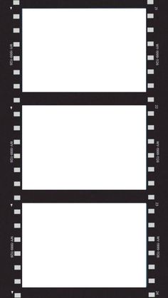 a film strip with four different filmstrips on the same side and one in the middle