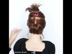 Simple Updo Shoulder Length Hair, Short To Medium Updos, Short Bob Updos For Wedding, Up Dos For Prom Short Hair, Medium Short Hair Dos, Diy Updo For Thinning Hair, Updos With Bangs For Medium Length Hair, Midlength Hairstyles Updo Hair Tutorials, Bob Upstyles Updo Short Hair