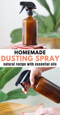 homemade dustin spray recipe with essential oils