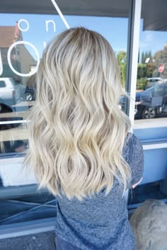 Medium Length Blonde Hair Extensions, Blonde Hair With Extensions, Blonde Hair Extensions Before And After, Nbr Extensions, Bright Blonde Hair, Blonde Extensions, Hair Extensions Before And After, Summer Blonde Hair, Blonde Hair Extensions