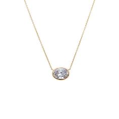 Introducing the Adina Eden Lab Grown Diamond Oval Bezel Necklace, a luxurious and elegant piece crafted from a blend of 14K gold and 14K white gold. This necklace features a stunning oval brilliant-cut lab-grown diamond, with a color grade of G and clarity of VS1, ensuring exceptional brilliance and quality. Available in five different carat weights—0.25CT, 0.50CT, 1CT, 1.5CT, and 2CT—this necklace allows you to choose the perfect size to match your style and preference. The necklace measures 16 Oval Diamond Necklace, Oval Diamond Pendant, Diamond Anklet, Bezel Necklace, Bold Rings, Gold Cocktail Ring, Oval Pendant, Bezel Diamond, Diamond Pendant Necklace