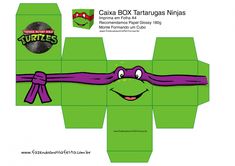 an image of a box that is made to look like a teenage mutant ninja turtle