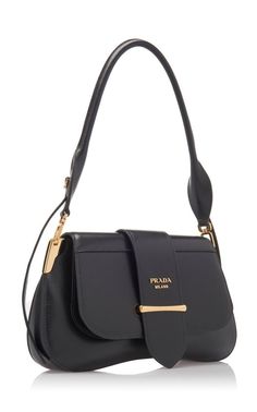 Cute Mini Backpacks, Prada Fashion, Prada Collection, Prada Spring, Prada Shoulder Bag, Bag Obsession, Genuine Leather Totes