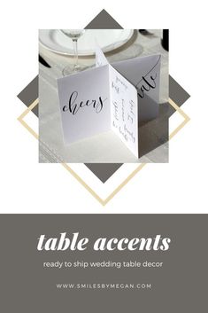 the table accents are ready to ship wedding table decor, and it is also available for purchase