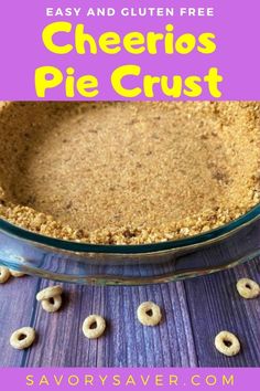 an easy and gluten - free cheesy pie crust is ready to be eaten