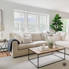 the living room is clean and ready to be used for entertaining in someone's home