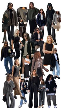 Chic outfits that are wearable for work Normcore Outfits, Rome Outfits, Capsule Wardrobe Casual, Minimalist Fashion Women, Winter Fashion Outfits Casual, Business Chic, Relaxed Outfit, Effortlessly Chic Outfits, Transition Outfits