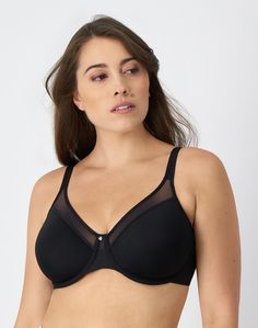 Shop Bali One Smooth U Ultra Light Underwire Bra at Balibras.com. Read reviews or select the size and style of your choice. Elomi Bras, Bali Bras, Tulle Top, Convertible Bra, Support Bra, Bra Brands, Everyday Bra, Seamless Bra, T Shirt Bra