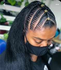 Natural Black Hairstyles, Cornrow Ideas, Hair Colors Ideas, Haircuts For Ladies, Feed In Braids Hairstyles, Braided Cornrow Hairstyles, Cool Braid Hairstyles, Cool Braids, Girls Hairstyles Braids