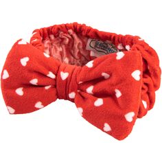 Rosie Make-Up Headband -  You'll fall head-over-heels with The Vintage Cosmetic Company's Rosie Make-Up Headband in a super-soft heart-print fabric that treats your locks with love.    Benefits     Add a touch of old-fashioned fun to your facial or workout routine with this retro-inspired headband Whether you're primping for a party or cleansing before bed, the gentle elasticated fit keeps your hair away from your face without snagging Made from plush, ruby-red polyester with tiny white hearts a The Vintage Cosmetic Company, Makeup Headband, Cosmetic Company, Ulta Makeup, Love Machine, Soft Heart, Vintage Cosmetics, White Hearts, Hair Breakage