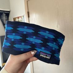 Nwot Never Worn Patagonia Winter Headband. Great For Keeping Your Ears Warm In Cold Weather! Winter Headbands, Patagonia Womens, Ear Warmers, Patagonia, Cold Weather, Blue Black, Blue, Women Shopping, Black