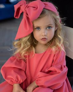 Adorable Babies, Kid's Fashion, Big Bow, Fashion Kids, Girl Face, Children Photography, Baby Pictures, Baby Stuff