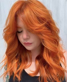 Light Ginger Hair, Ginger Hair Dye, Bright Copper Hair, Burnt Orange Hair, Orange Hair Color, Orange Hair Dye, Ginger Hair Dyed, Light Ginger, Light Red Hair