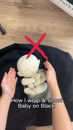 someone is holding their hands over the bowl of food that has been placed on top of it