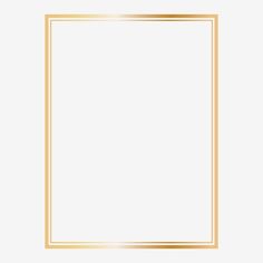 a gold frame on a white background with an empty space in the middle for text