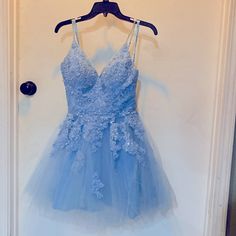 Gorgeous Baby Blue Dress From Mori Lee Size 2 Snowball Dance, Baby Blue Dress, Baby Blue Dresses, Mori Lee, Blue Dress, My Daughter, Baby Blue, Blue Dresses, Color Blue