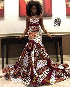 Hey, I found this really awesome Etsy listing at https://www.etsy.com/listing/701598642/african-wedding-dress-womens-dashiki African Outfits, African Prom Dresses, Ankara Designs, Afrikaanse Mode, African Wedding Dress, Gaun Fashion, African Clothes, African Fashion Modern, Asoebi Styles