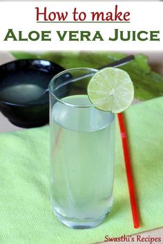 how to make aloe vera juice