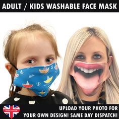 Personalised Face Mask Washable Reuseable Customised Photo ( Adult and Child Size ) WHITE POLYESTER MATERIAL WITH A TWO-LAYERED STRUCTURE. POLYESTER OUTER AND INNER LAYER COTTON INSIDE FOR COMFORT How to personalise Simply Message your photo via Etsy messages, ensuring its a landscape image or one that has enough coverage for the entire print space (rectangular). A higher quality image will ensure a great final product. Please ensure you send us your final images as we do not design masks from s Black Background Design, Photo Clock, Photo Face, Online Gift Shop, Primary Care, Face Coverings, Ear Loop, Online Gifts, Face Cover