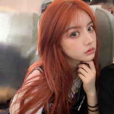 Hair Color Orange, Moon Fashion, Ginger Hair Color, Scene Hair, Long Straight Hair, Hair Inspiration Color, Orange Hair, Long Wigs, Hair Inspo Color