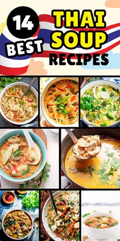 Spice up your meals with these delicious Thai soup recipes. They’re perfect for any night! Yum Yum Soup Recipe, Adoration Prayer, Thai Soups, Chili Stew, Asian Soup Noodle, Asian Soup Recipes, Thai Chicken Soup, Flavorful Meals