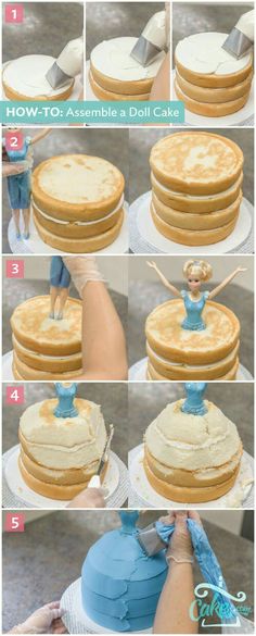 how to assemble a doll cake on the app store's facebook page for free