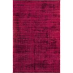 a red rug that is very soft and has been made with the same color as it appears