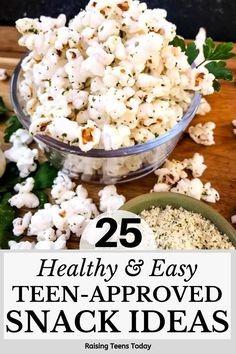 healthy and easy teen approved snack ideas that are perfect for school or any time of the day