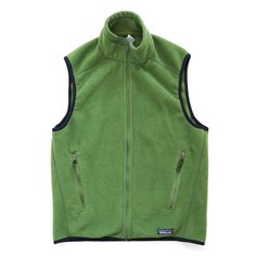 Vintage 00's Patagonia fleece full zip vest. Made in USA, YKK zippers. Tagged men's small, please see measurement for desired fit. Used condition with organic wear and organic patina. Perfect for camping, hiking, climbing, and travel. Green. Approx. Measurements  Shoulders 16" Pit to Pit 20.5" Length 26" Sleeves 0" Style tags: vintage, 00s, y2k, patagonia, fleece, vest, usa, camping, hiking, climbing, streetwear, classic, outdoors, full, zip, retro, synchilla, gorpcore, arc, core, north, llbean, Patagonia Fleece Vest, Patagonia Fleece, Mens Vests, Vests Mens, Vest Outfits, Fleece Vest, Camping Hiking, Patagonia, Patina