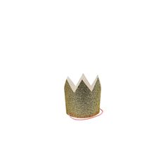 Meri Meri - Mini Gold Glitter Crowns - Wearable Party Accessories - 8ct Gold Costume Hat With Tall Crown, Gold Crown Headpiece For Festive Occasions, Adjustable Gold Costume Hats And Headpieces For Celebration, Gold Adjustable Costume Hat With Round Crown, Gold Costume Hat With Tall Crown For Parties, Adjustable Teardrop Crown Costume Hat For Parties, Gold Tall Crown Costume Hat, Adjustable Gold Costume Hats For Celebrations, Structured Crown For Party And Carnival