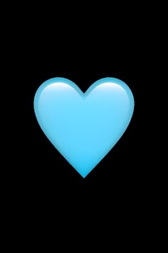 a blue heart shaped object on a white background