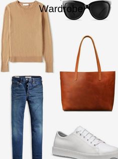 Casual Chique Stijl, Perfect Capsule Wardrobe, Simplicity Fashion, Brown Jeans, Minimalist Capsule Wardrobe, Sweater Brown, Outfit Jeans